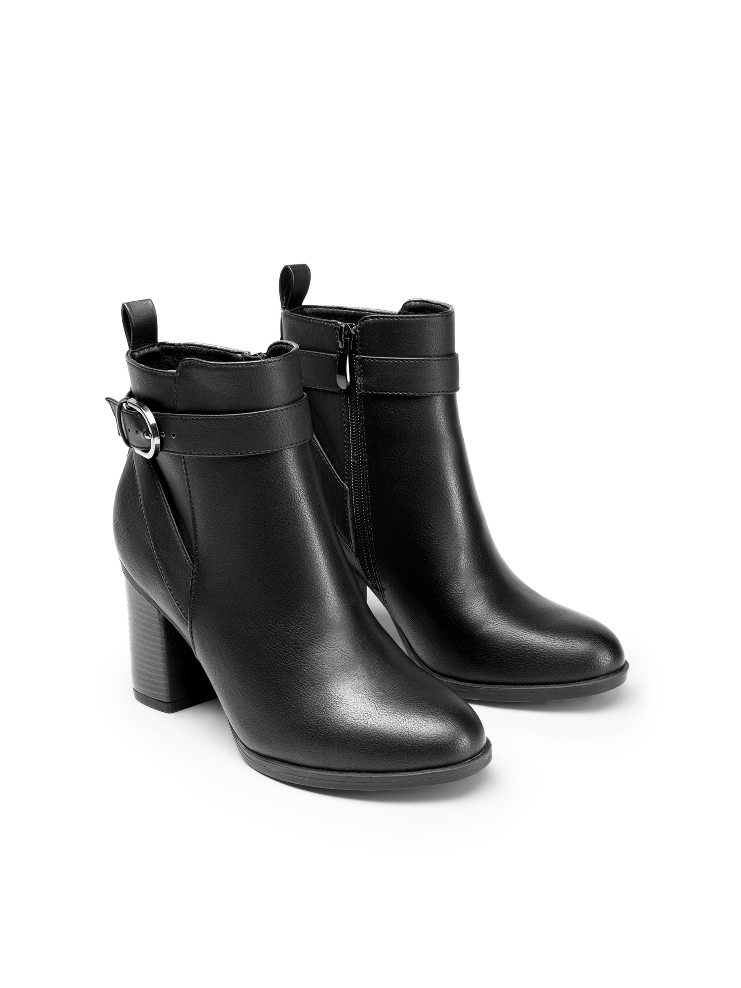 Dream Pairs Enkellaarsje in Zwart