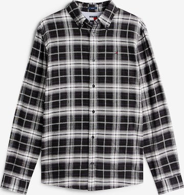 Tommy Jeans - Regular Fit Camisa em azul: frente