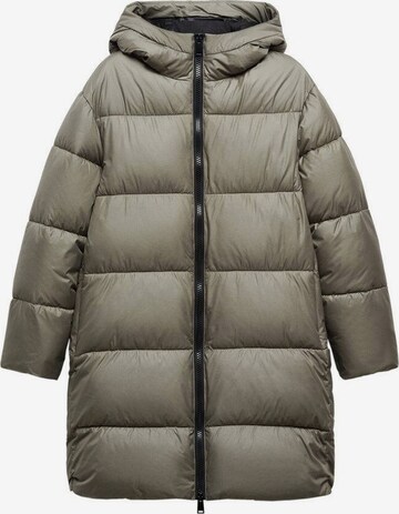 MANGO Winter Coat 'baby' in Green: front