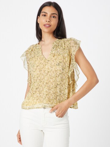 Pepe Jeans - Blusa em amarelo: frente