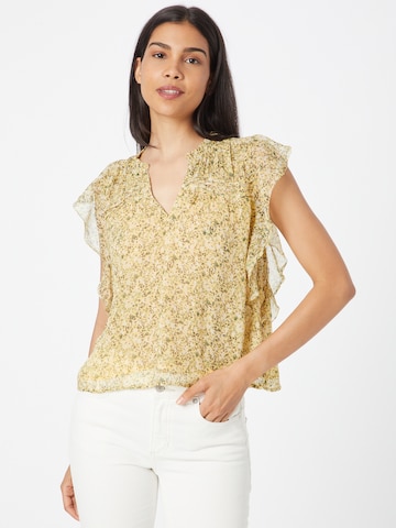 Pepe Jeans Blouse in Geel: voorkant