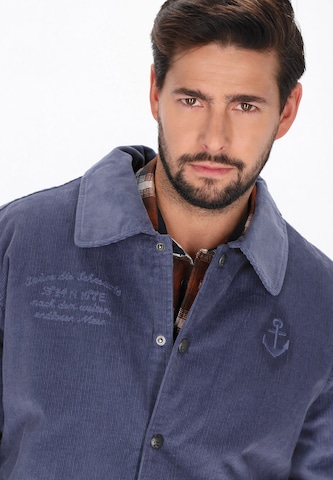 DreiMaster Vintage Tussenjas in Blauw: voorkant