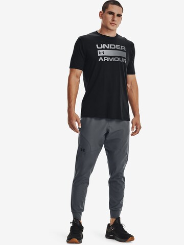 UNDER ARMOUR Regular Sporthose 'Unstoppable' in Grau