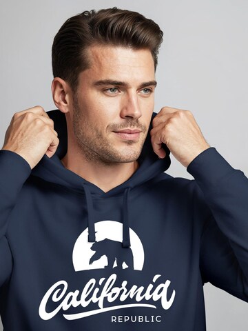 Neverless Sweatshirt 'California Bear' in Blue