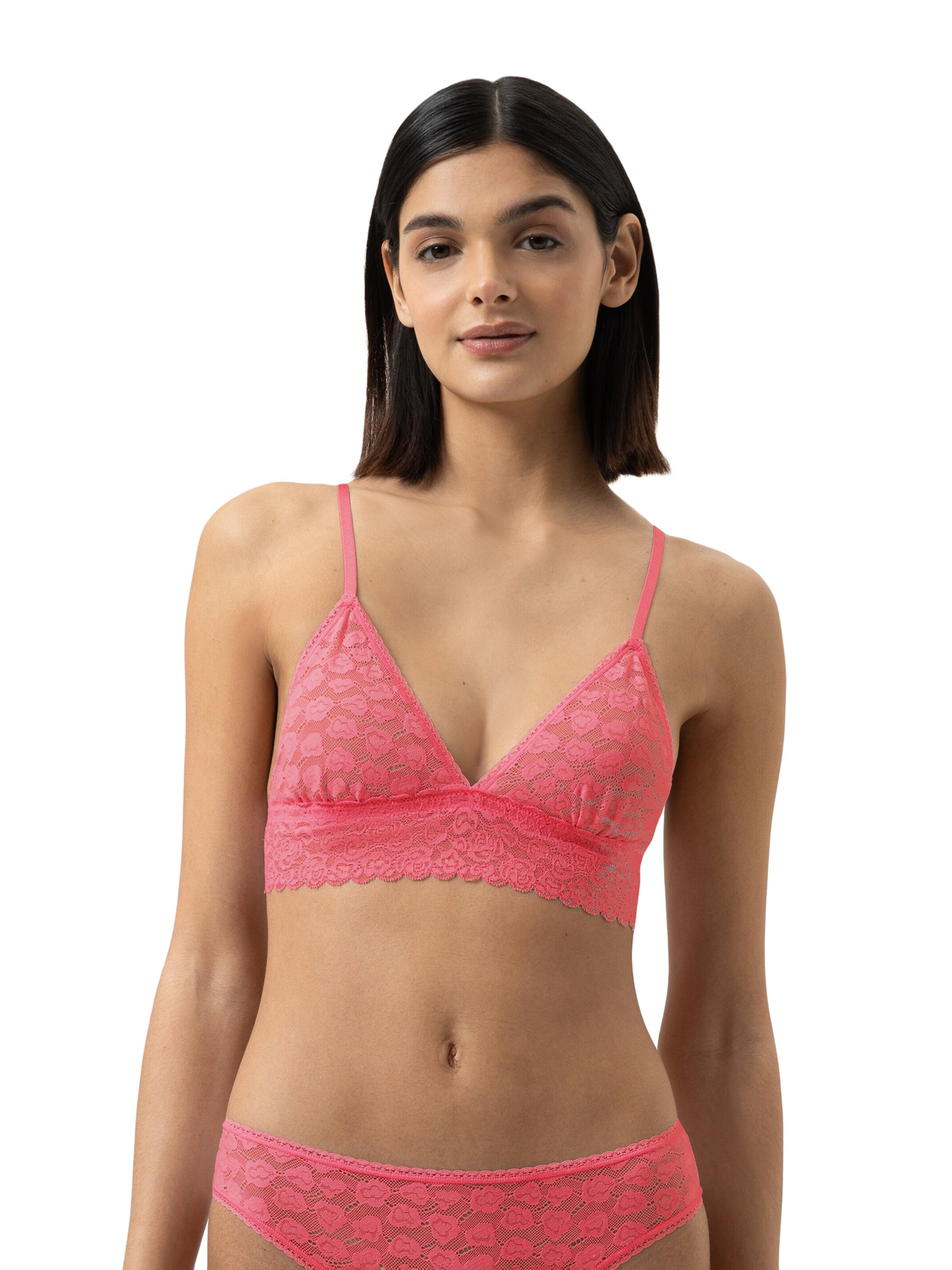 Triangle Soutien-gorge 'Savage Lace' Mey en rose : devant