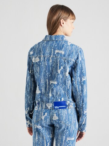 KARL LAGERFELD JEANS Přechodná bunda – modrá