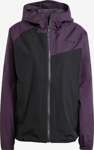 Veste outdoor 'Multi 2L RAIN.RDY' ADIDAS TERREX en noir : devant