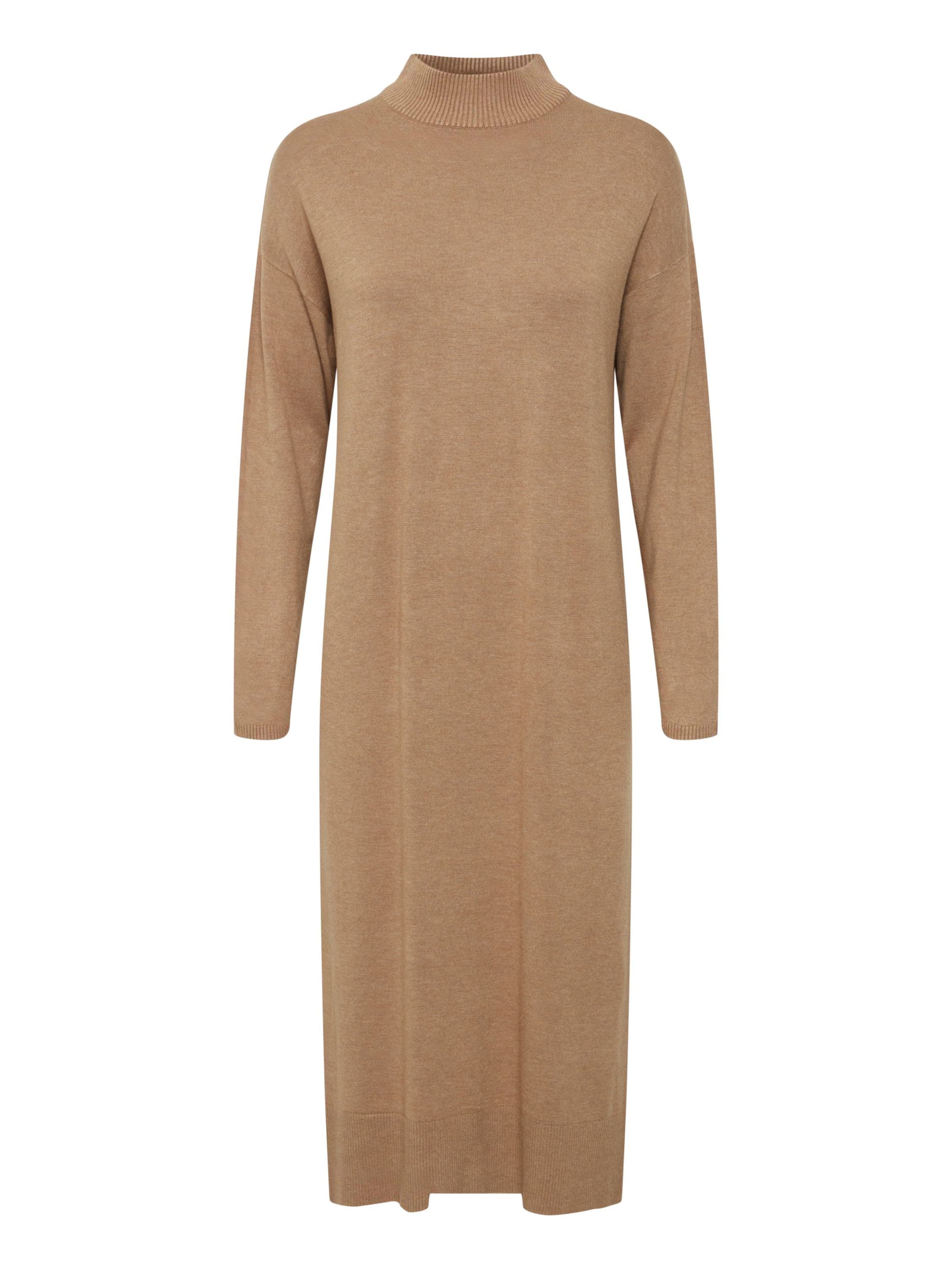 Robes en maille 'Morla' b.young en marron : devant