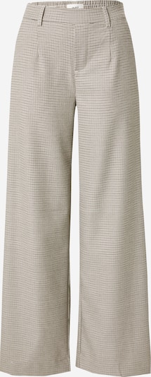 OBJECT Plissert bukse 'LISA' i sand / brungrå / svart, Produktvisning