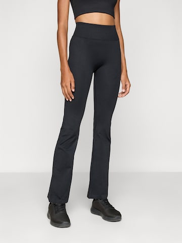 ICANIWILL Rozšírený strih Športové nohavice 'Define' - Čierna: predná strana