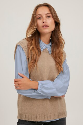 PULZ Jeans Pullover 'Iris' in Beige: Vorderseite
