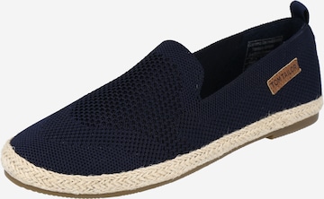 TOM TAILOR Espadrilles in Blauw: voorkant