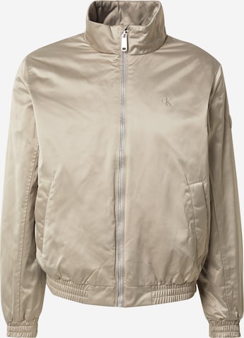 Calvin Klein Jeans Преходно яке в кафяво: отпред