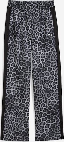 Loosefit Pantalon 'T7 LUXE' PUMA en noir : devant