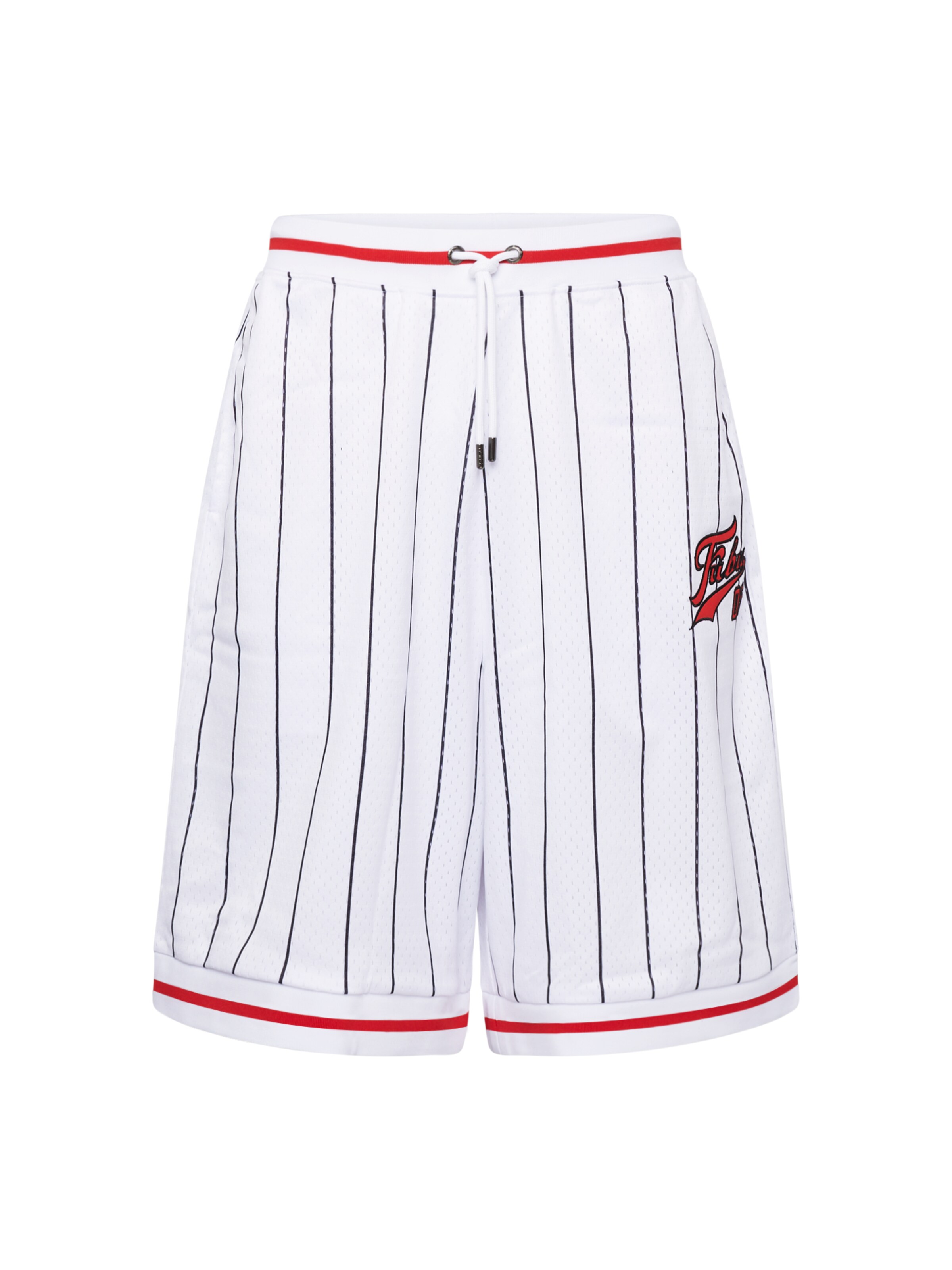 FUBU Loose fit Trousers in White: front
