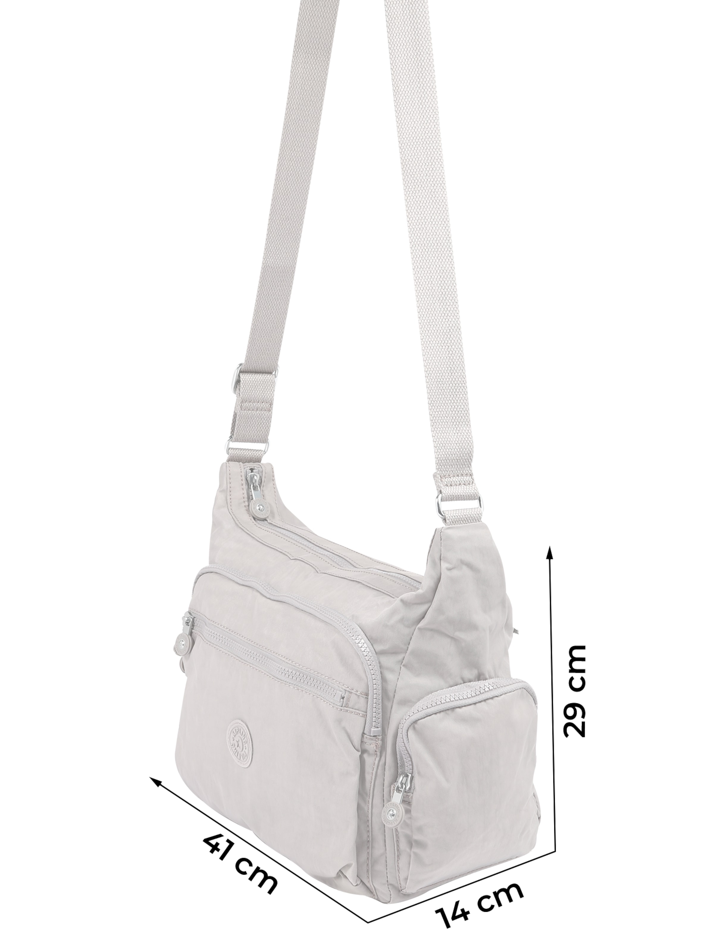 KIPLING Axelremsväska 'Gabbie' i grå