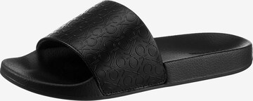 Calvin Klein Mules in Black: front