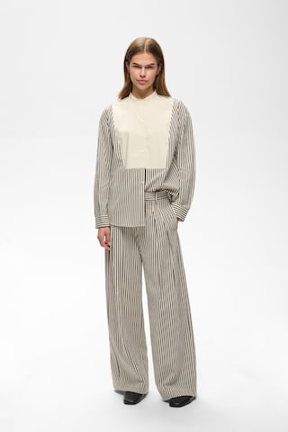 InWear Wide leg Pleat-front trousers 'GarboIW' in Beige