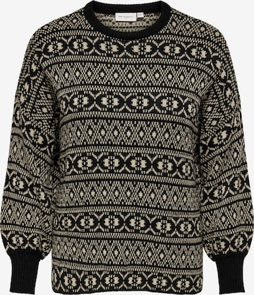 ONLY Carmakoma Sweater in Black: front