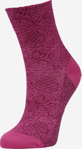 FALKE Socken 'Fancy Boxing' in Pink: predná strana