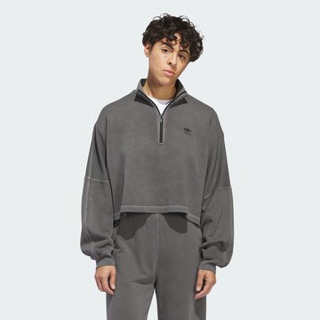 ADIDAS ORIGINALS Sweatshirt 'Essentials+' i grå: framsida