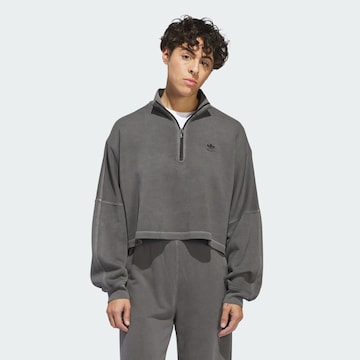 ADIDAS ORIGINALS Sweatshirt 'Essentials+' in Grey: front