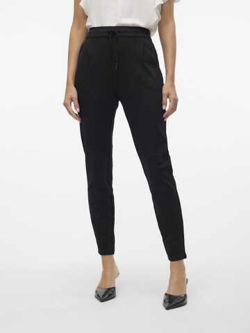 VERO MODA Tapered Hose 'Eva' in Schwarz: Vorderseite