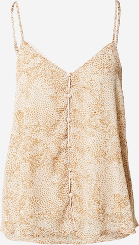 LA STRADA UNICA Bluse 'CLEO' i beige: forside