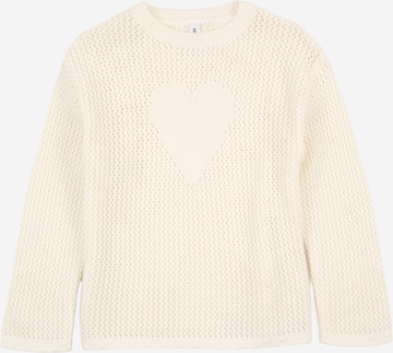 ABOUT YOU Neulepaita 'Mara' värissä beige: etupuoli