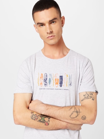 Ragwear T-Shirt 'BOARDY' (GOTS) in Grau