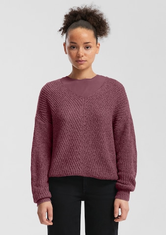 QS Sweater in Red: front