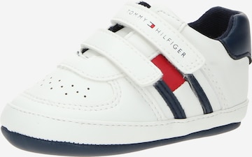 Baskets TOMMY HILFIGER en blanc : devant