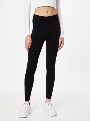 Skinny Pantalon 'Laurentia' ABOUT YOU en noir : devant