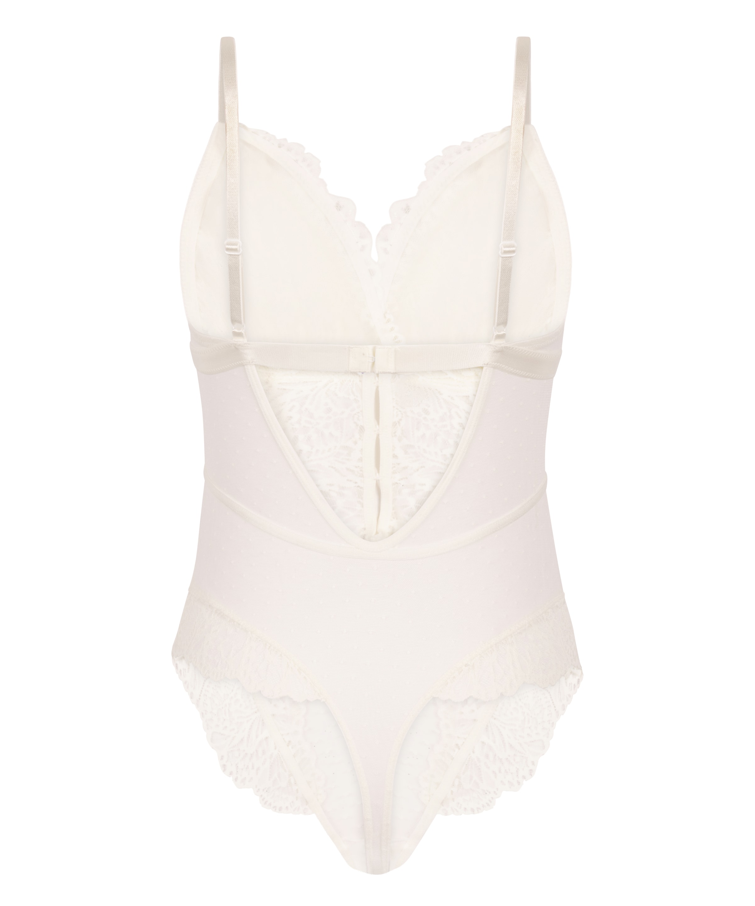 Hunkemöller - Body 'Posie' en blanco