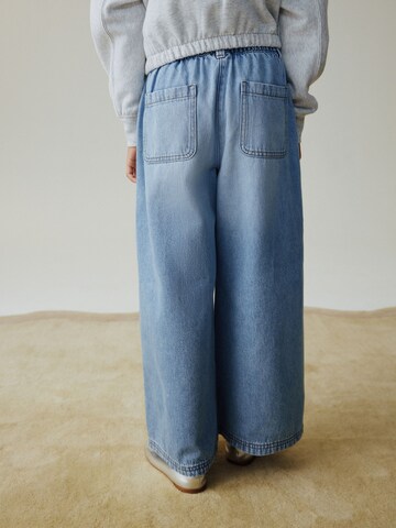 Next Wide Leg Jeans in Blau