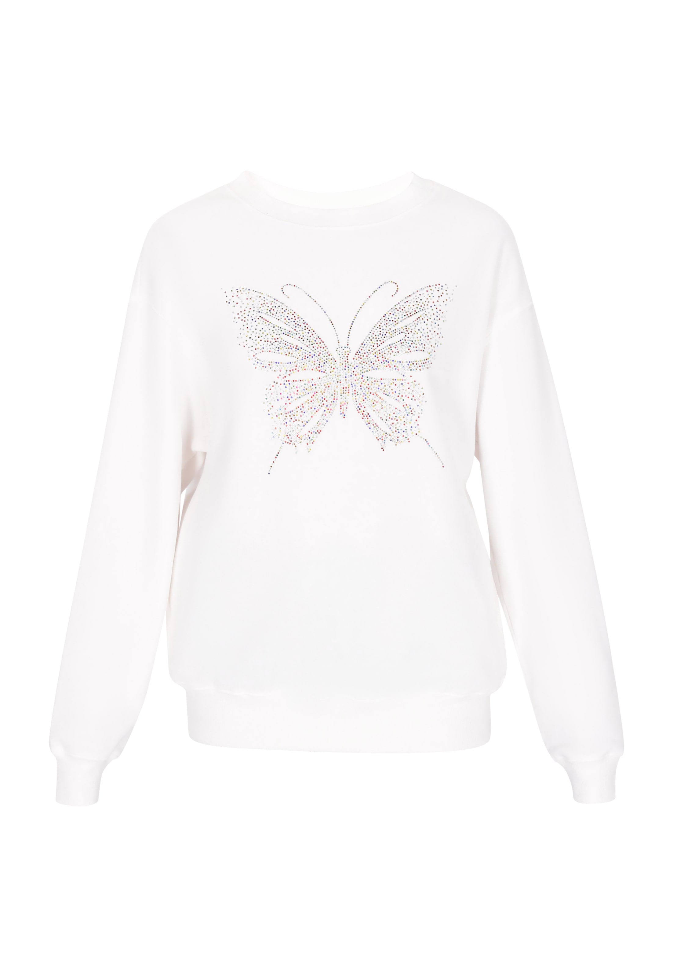 Sweat-shirt usha BLUE LABEL en blanc : devant