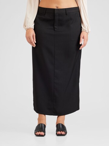 Vero Moda Curve - Falda 'AGATHA' en negro: frente