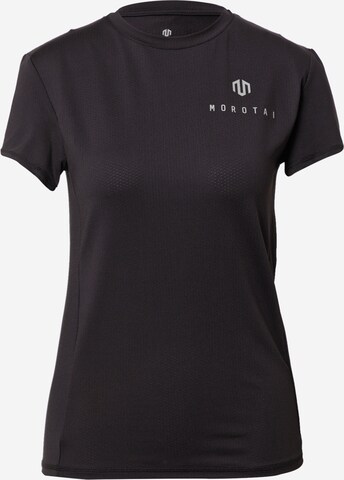 MOROTAI Funkční tričko 'NAKA' – černá: přední strana