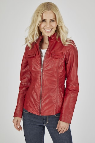 7ELEVEN Between-Season Jacket 'Fema' in Red: front