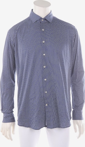 Navyboot Button Up Shirt in XXL in Blue: front