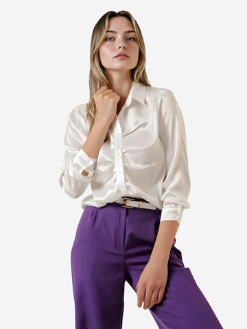 Chemisier Bigdart en blanc : devant