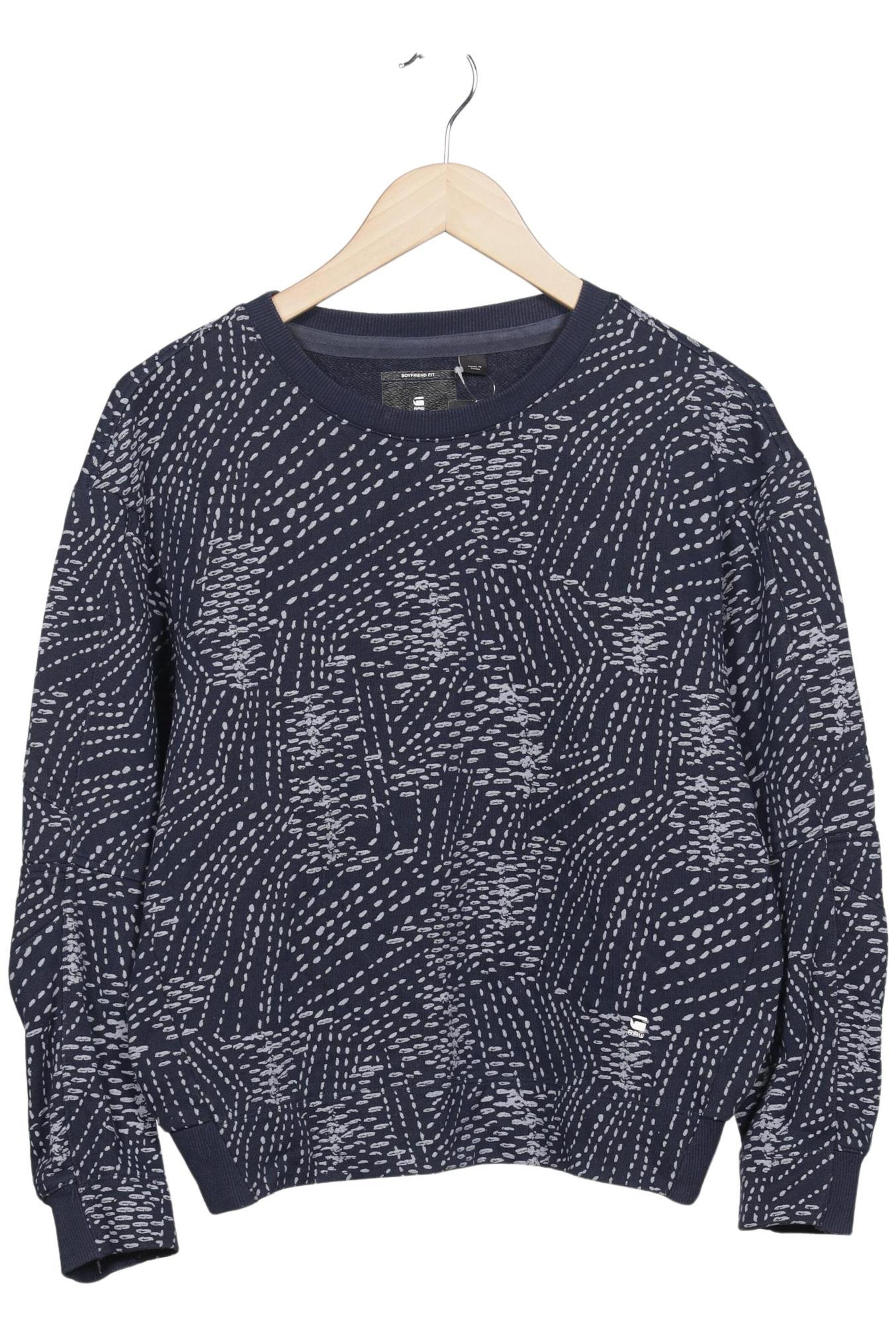 G-STAR Sweatshirt & Zip-Up Hoodie in M in Blue: front