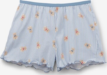 Tezenis Pajama Pants in Blue: front