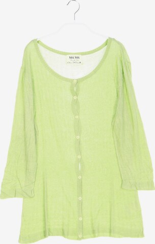 Noa Noa Sweater & Cardigan in L in Green: front