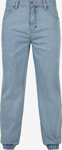 SOUTHPOLE Tapered Jeans in Blue: front