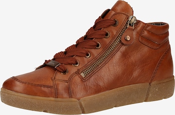 ARA - Zapatillas deportivas altas 'Rom' en marrón: frente
