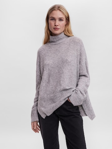 VERO MODA Sweater 'Wind' in Grey: front