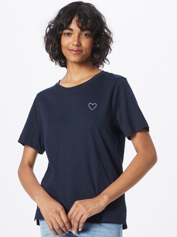 T-shirt TOM TAILOR en bleu : devant