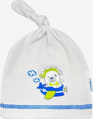Aliap Beanie in White: front