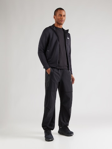 JACK WOLFSKIN Funkční fleecová mikina 'LITESTRIDE' – černá